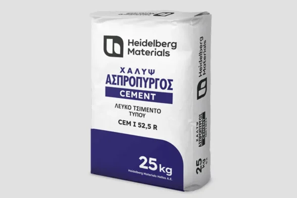 ΤΣΙΜΕΝΤΟ ΧΑΛΥΨ ΛΕΥΚΟ 25kg - CEM I 52,5N